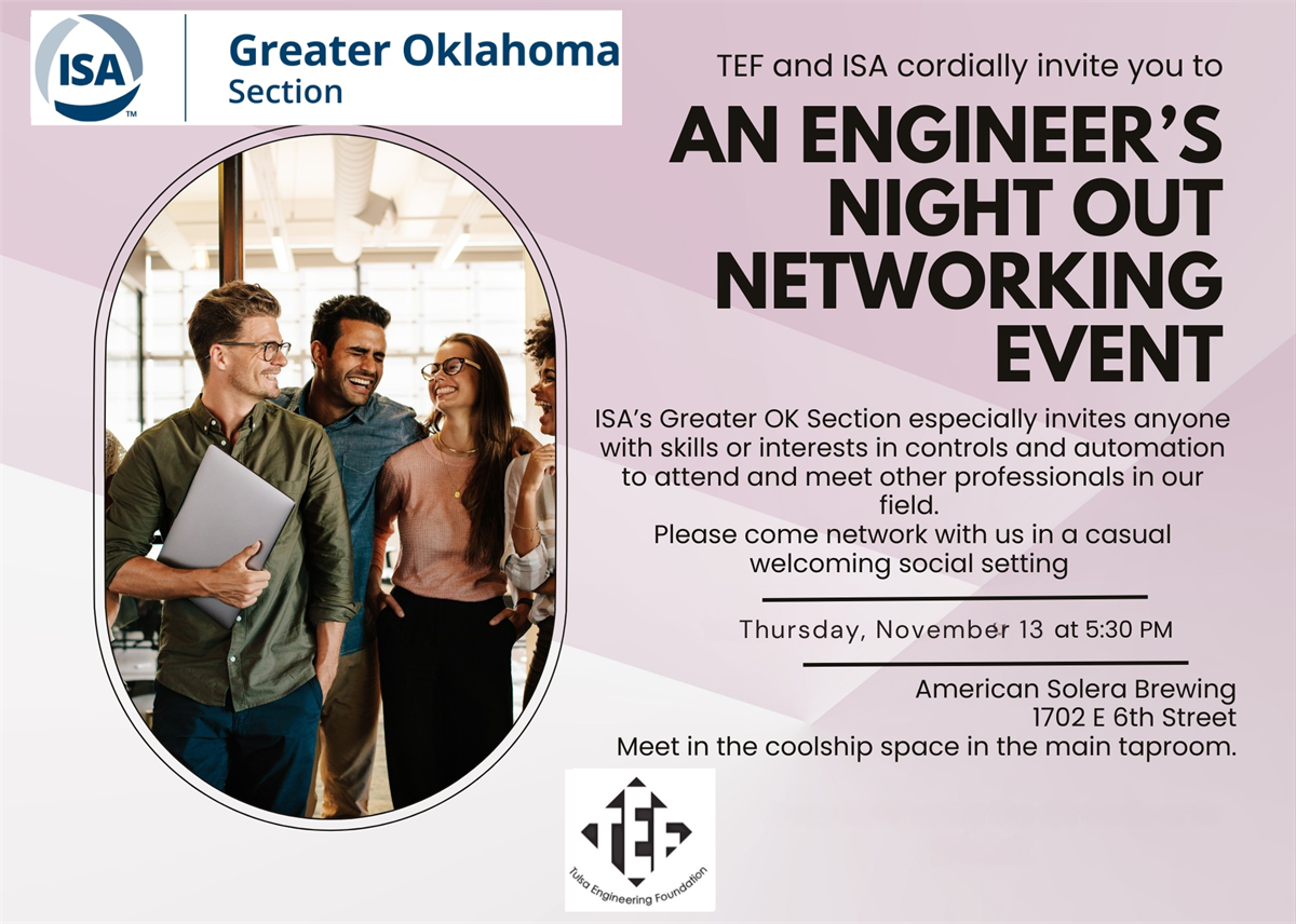 Greater Oklahoma Section meeting Thursday, Nov. 13, 2025